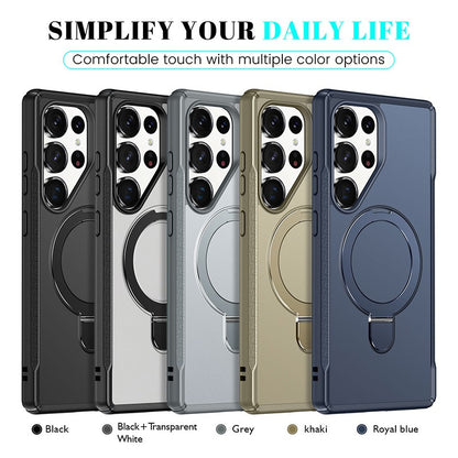 Oppo a5 pro Hybrid structure (TORRAS style) Slim Armor MagSafe Ring Stand Case