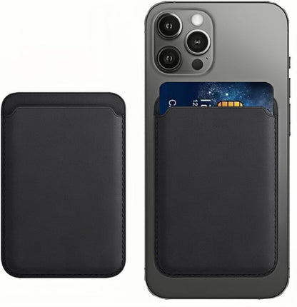 MagSafe Leather Wallet Strong Magnetic Card Holder, Premium Quality Like Original