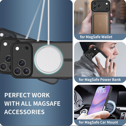 iPhone 17 Pro Max / 18 Pro Max Magnetic Case precise camera lens cutout Soft-Touch Frosted Translucent finish
