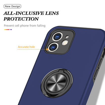 Samsung galaxy a05s Matte Finish Invisible Ring Case Dual Layer with 360° Rotating Stand (B012)