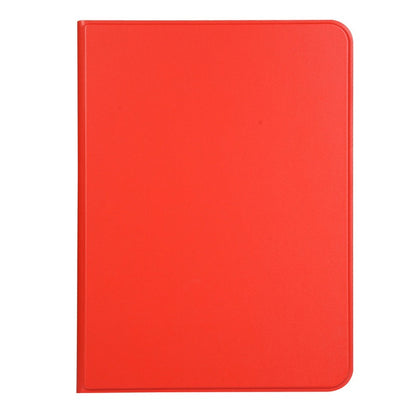 ipad case skin feel pu leather front loading style tpu back red