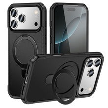 Iphone 17 air shockproof magsafe Case with Foldable Magnetic Ring Kickstand