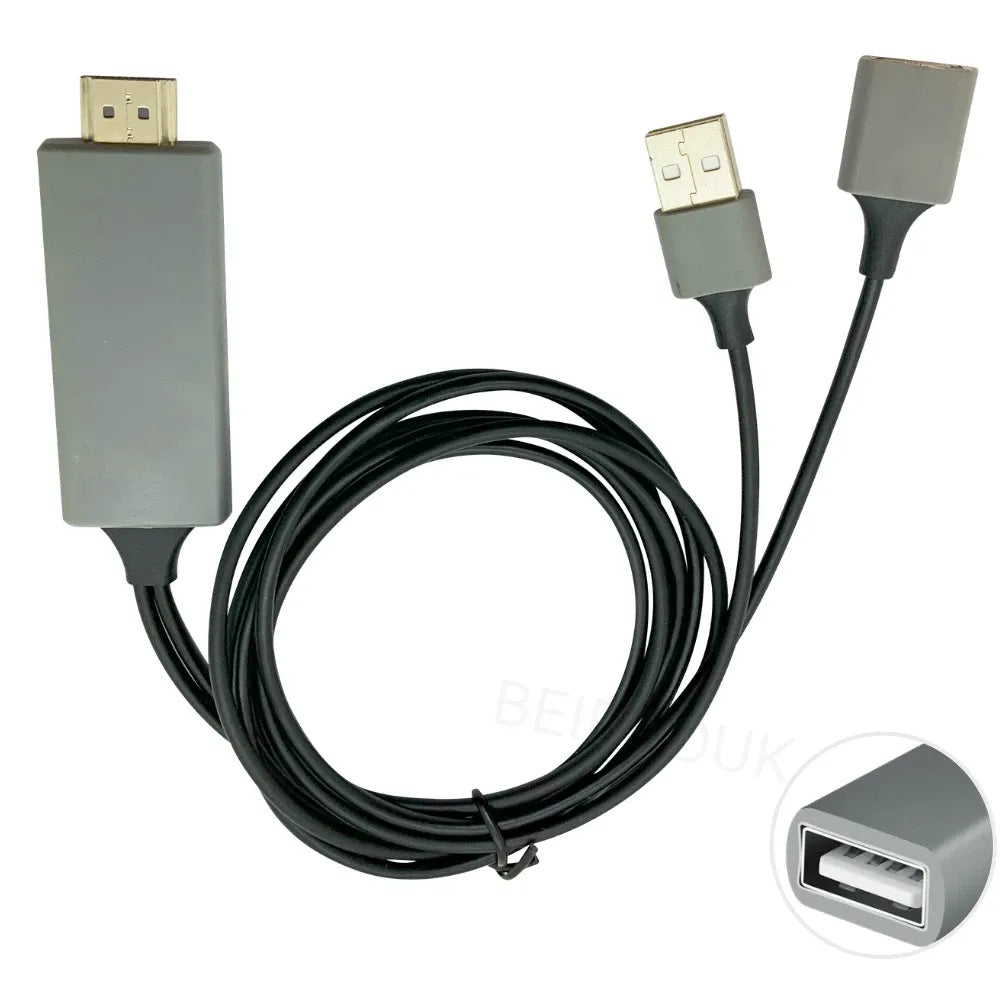 USB HDMI Cable Adapter Phone Share To TV (casting screen content from mobile devices to televisions)