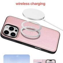 iphone 15 pro magsafe compatible 2 in 1 magnetic detachable wallet case