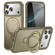 Iphone 17 air shockproof magsafe Case with Foldable Magnetic Ring Kickstand