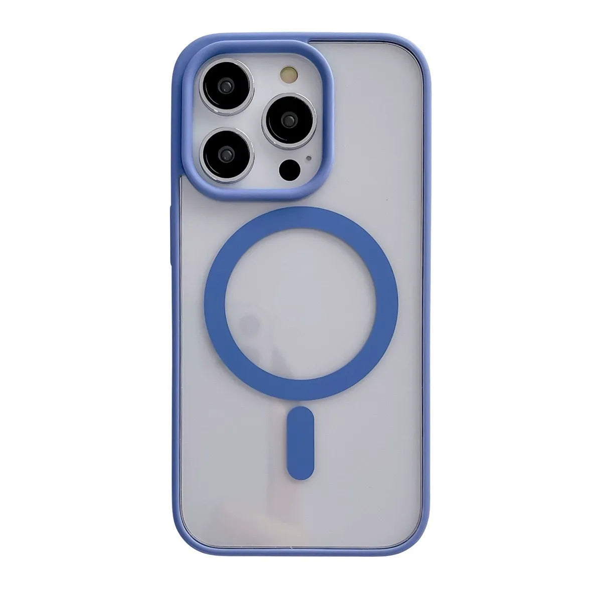 Samsung galaxy a35 Magnetic Case hard clear back with soft-touch colored bumper