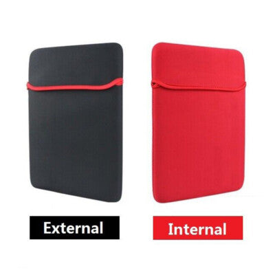 Reversible Neoprene Laptop Sleeve Dual-Sided Protective Case with Stylish Flip Design