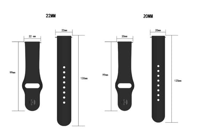 Samsung Watch Silicone Sport band / strap Sweat-Resistant, All Series Compatible