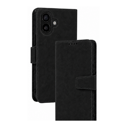 Moto E20 E30 E40 Wallet Case suede finish 4 card slots (w-016)