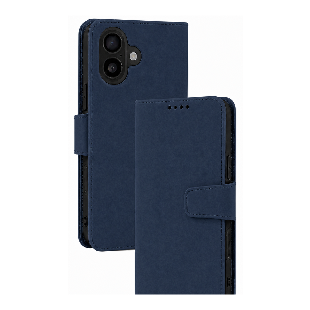 Moto E20 E30 E40 Wallet Case suede finish 4 card slots (w-016)