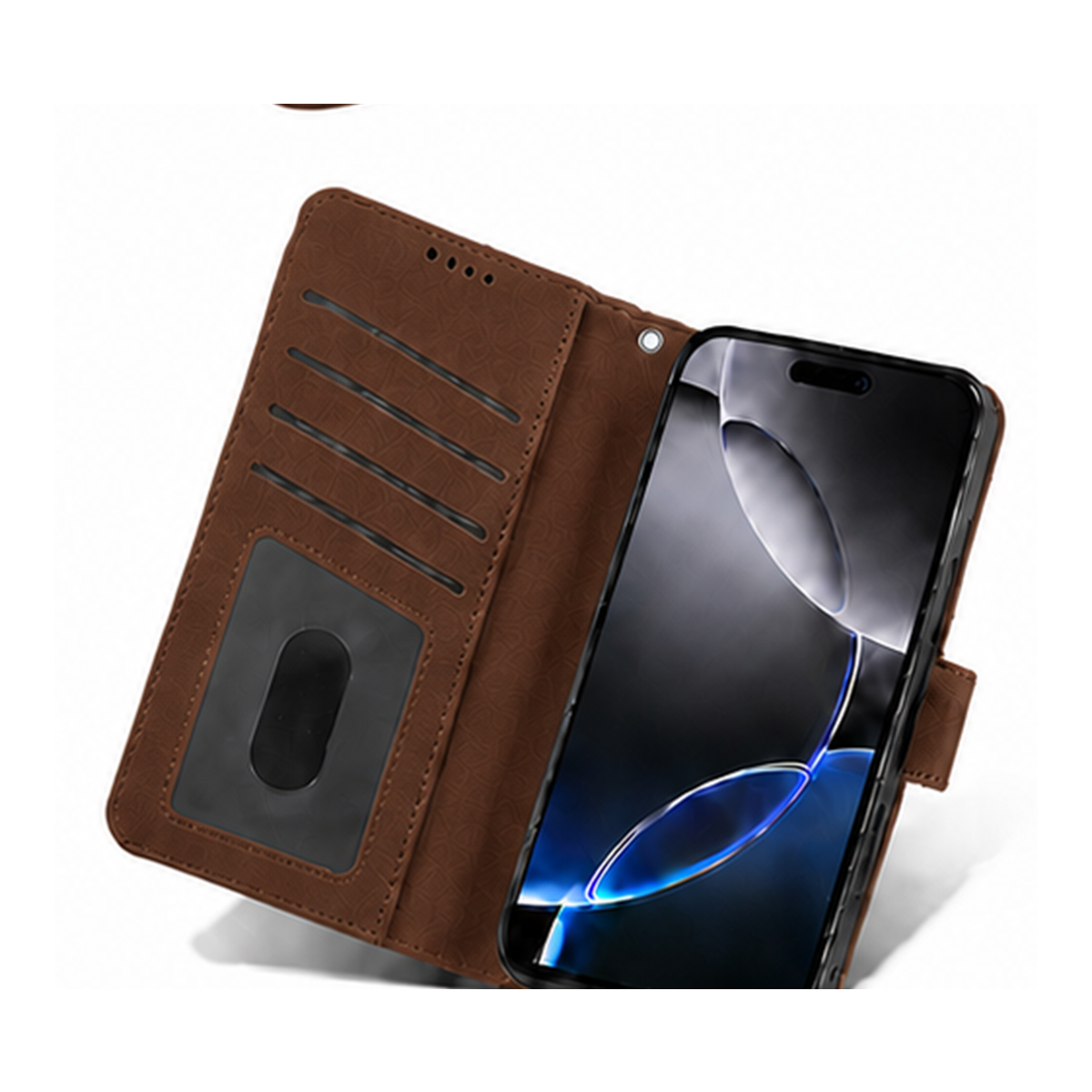 Moto E20 E30 E40 Wallet Case suede finish 4 card slots (w-016)