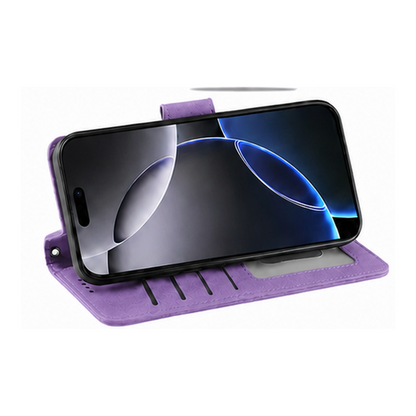 Moto E20 E30 E40 Wallet Case suede finish 4 card slots (w-016)