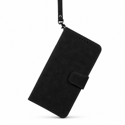 Moto E20 E30 E40 Wallet Case suede finish 4 card slots (w-016)